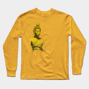 Giant Buddha Statue In Bangkok | T-Shirt | Apparel | Hydro | Stickers Long Sleeve T-Shirt